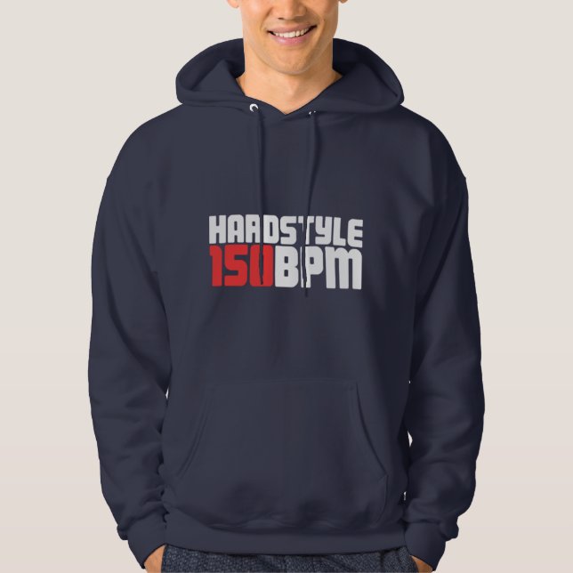 Hardstyle Electronic Music Gift für EDM Raver Hoodie (Vorderseite)