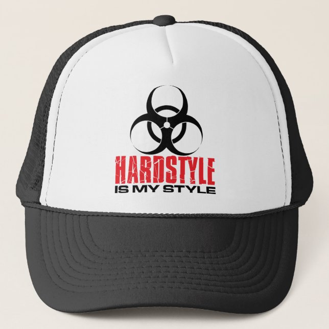 Hardstyle ist meine Art Truckerkappe (Vorderseite)