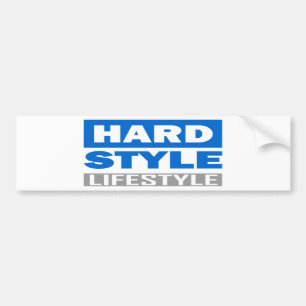 Hardstyle Lebensstilentwurf Autoaufkleber