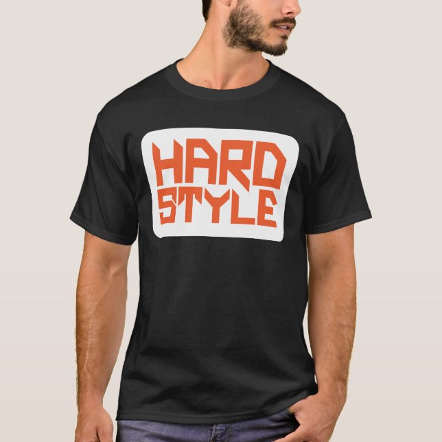Hardstyle Quadrat T-Shirt (Vorderseite)