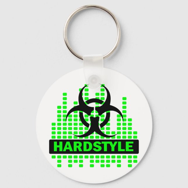 Hardstyle Tempo design Schlüsselanhänger (Vorderseite)