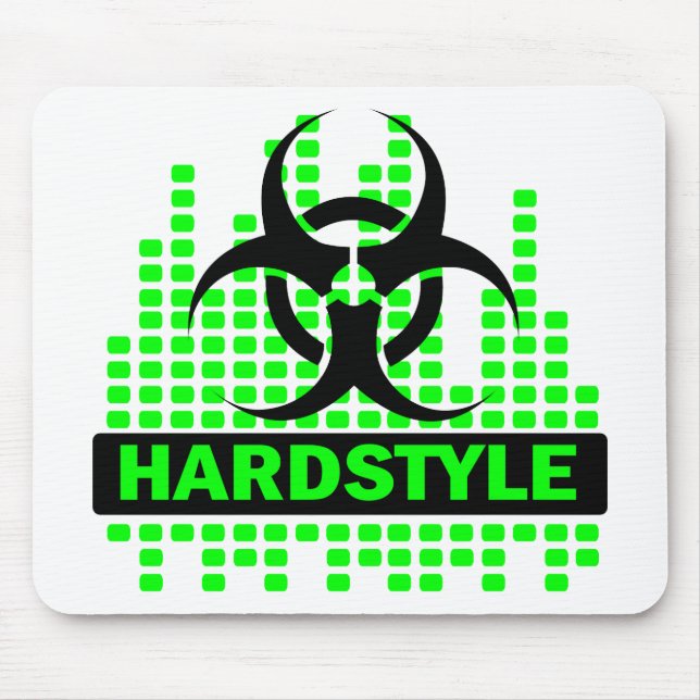 Hardstyle Tempoentwurf Mousepad (Vorne)