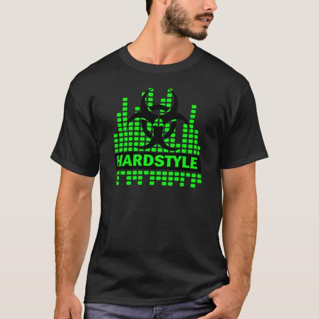 Hardstyle Tempoentwurf T-Shirt (Vorderseite)