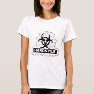 Hardstyle Wand-Zertrümmern-Entwurf T-Shirt