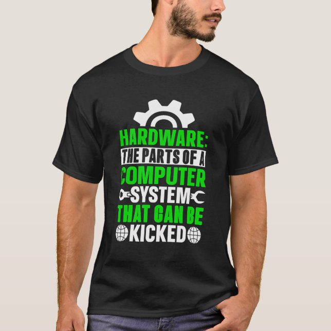Hardware für die Teile eines Computersystems, die  T-Shirt (Vorderseite)