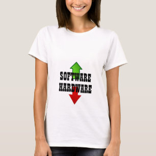 Hardware-Software andeutende doppelte Bedeutung T-Shirt