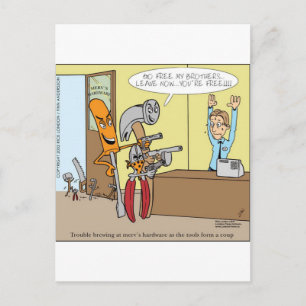 Hardware Store Liberation Funny Gifts T-Shirts Kar Postkarte