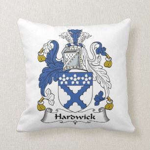 Hardwick Familienwappen Kissen
