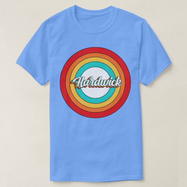 Hardwick Name Shirt Vintag Hardwick Circle (Design vorne)