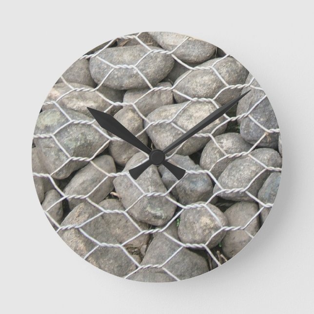 Hardwired Wall Clock Runde Wanduhr (Vorderseite)