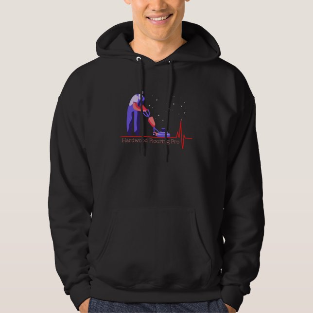 Hardwood Flooring Pro  Construction Floor Sanding Hoodie (Vorderseite)