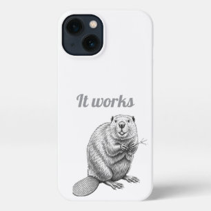 Hardworking Beaver Sketch Phone Case iPhone Hülle