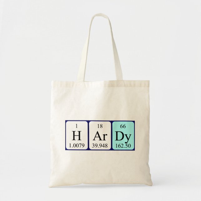 Hardy Periodic Table name tobag Tragetasche (Vorne)