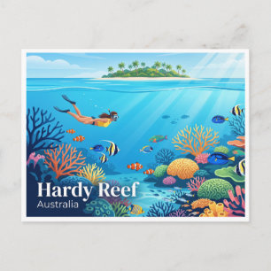 Hardy Reef Airlie Beach Australien Postkarte