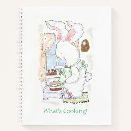 Hare Cook 8.5" x 11" Rezept Journal Notizbuch