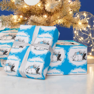 Hare Geschenkpapier