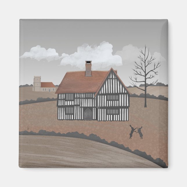 Hare House Magnet (Vorne)