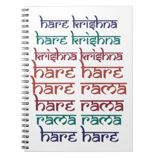 Hare Krishna Hare Krishna Mantra Chanting Hinduism Notizblock