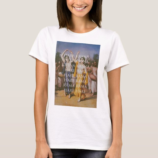 Hare Krishna Hare Rama T-Shirt (Vorderseite)