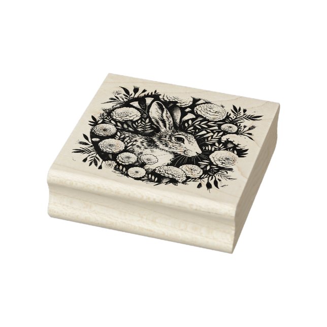 Hare Marigold Gummistempel (Stempel)