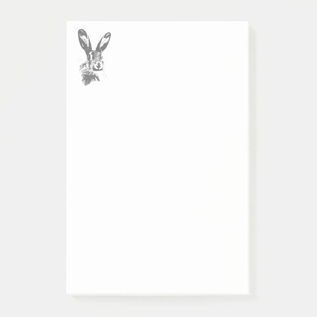 Hare Post-it Klebezettel (Vorderseite)
