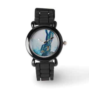 Hare Rabbit Watercolor Armbanduhr