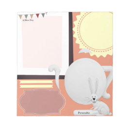 Hare Tee Pot Party Journal Notes Scrapbook Paper Notizblock