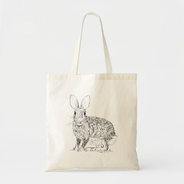Hare Tote Bag Tragetasche (Vorne)