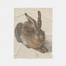 Hare (von Albrecht Dürer) Fleecedecke