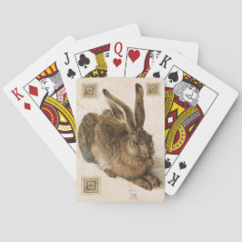 Hare von Albrecht Durer mit Originalunterschrift Spielkarten