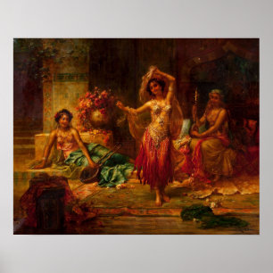 Harem Entertainers par Hans Zatzka - affiche