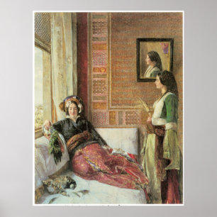 Harem-Leben in Konstantinopel, 1857 Poster