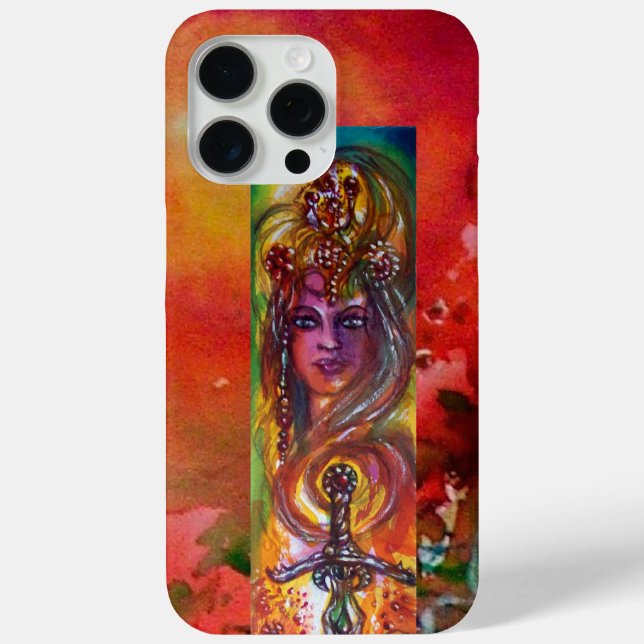 HARENDAL, EPIC SWORT UND ANGEL, rot gelb Case-Mate iPhone Hülle (Rückseite)