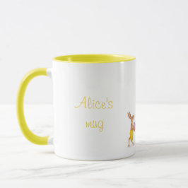 Hares auf einer Ostereierjagd personifizierte Mug Tasse