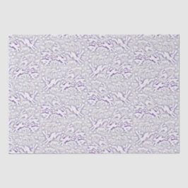Hares Field Bunnies Kanbits Muster Weiße Violette Seidenpapier