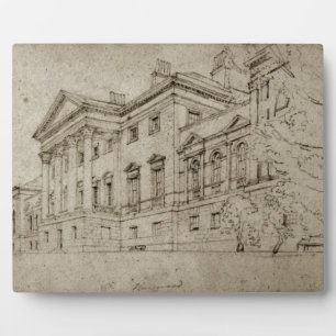 Harewood House, Yorkshire, c.1798 (Graphit auf tex Fotoplatte