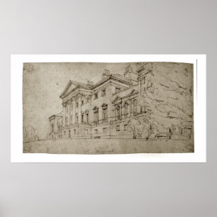 Harewood House, Yorkshire, c.1798 (graphite on tex Poster