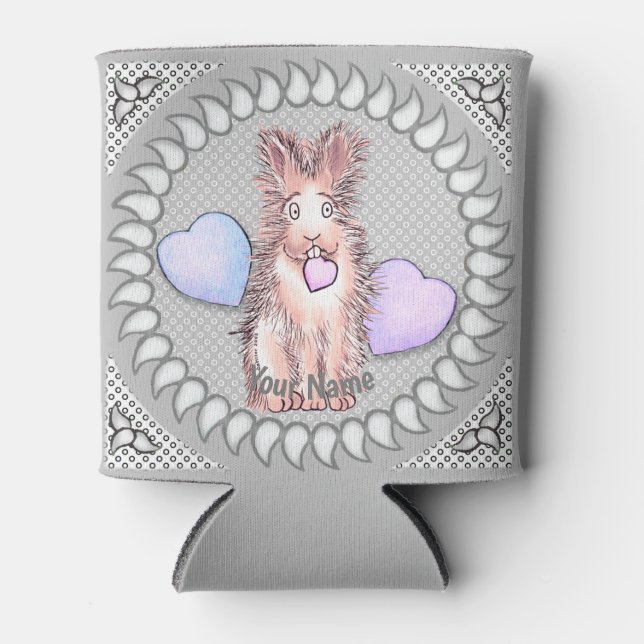 Harey Rabbit Heart Dosenkühler (Vorderseite)