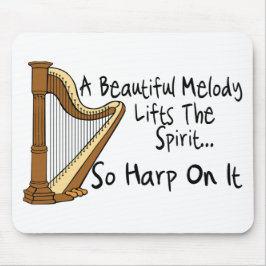 Harfe auf ihr mousepad