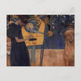 Harfen-Musik-Postkarte Gustav Kllimt Postkarte