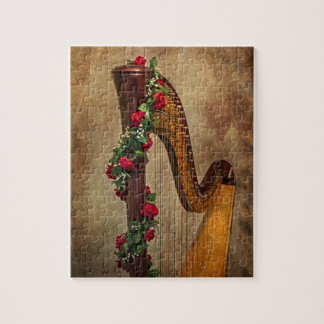 Harfen-Puzzlespiel (Vertikal)