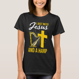 Harfenspieler für Harfenspielerin Harfenistin Orch T-Shirt