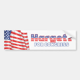 Hargett für Kongress-patriotische amerikanische Autoaufkleber
