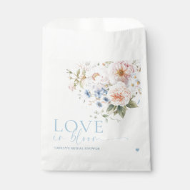 Hargrove Blue Floral Liebe in Bloom Brautparty Geschenktütchen
