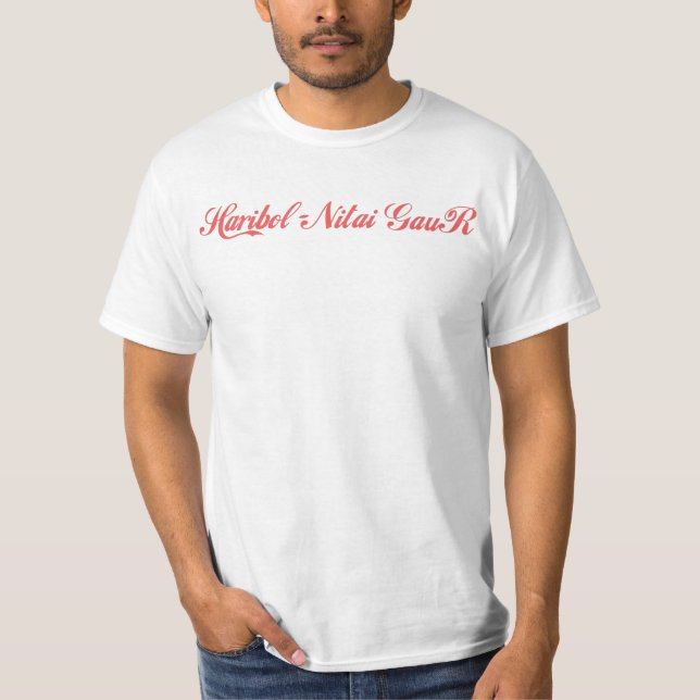  Haribol Nitai Gaur T - Shirt (Vorderseite)