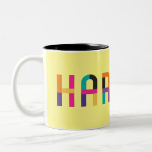 Haribol Nitai Gaur Zweifarbige Tasse