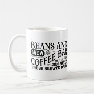 "Haricots et café brasser" Mug