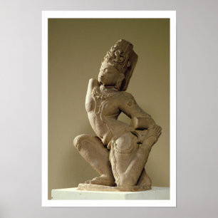 Harihara Tanzen in der alidha Pose, Prathara dyna Poster