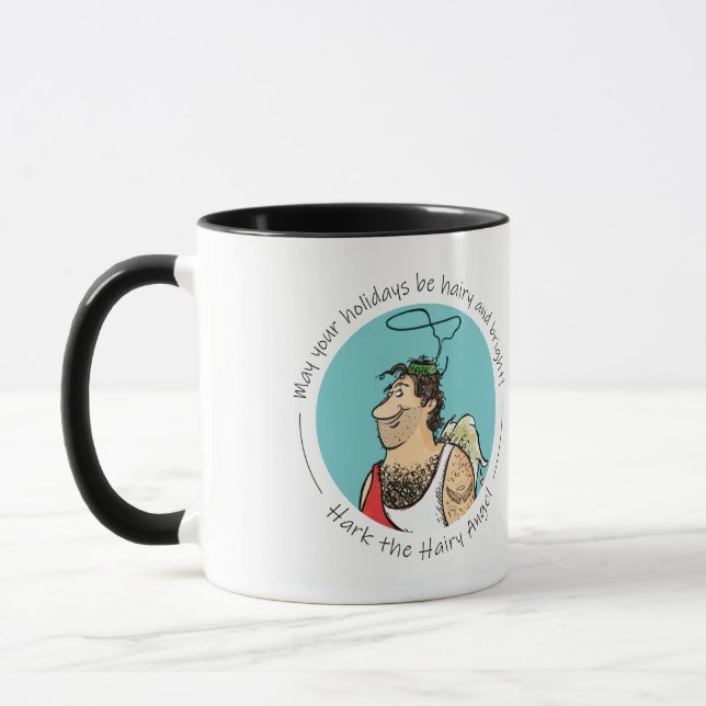 Hark Hairy Angel Mug (Gauche)