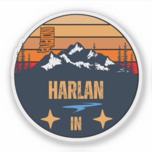 Harlan, Indiana Aufkleber
